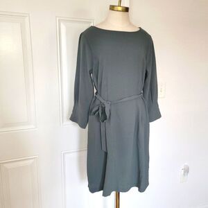 Boat neck dress